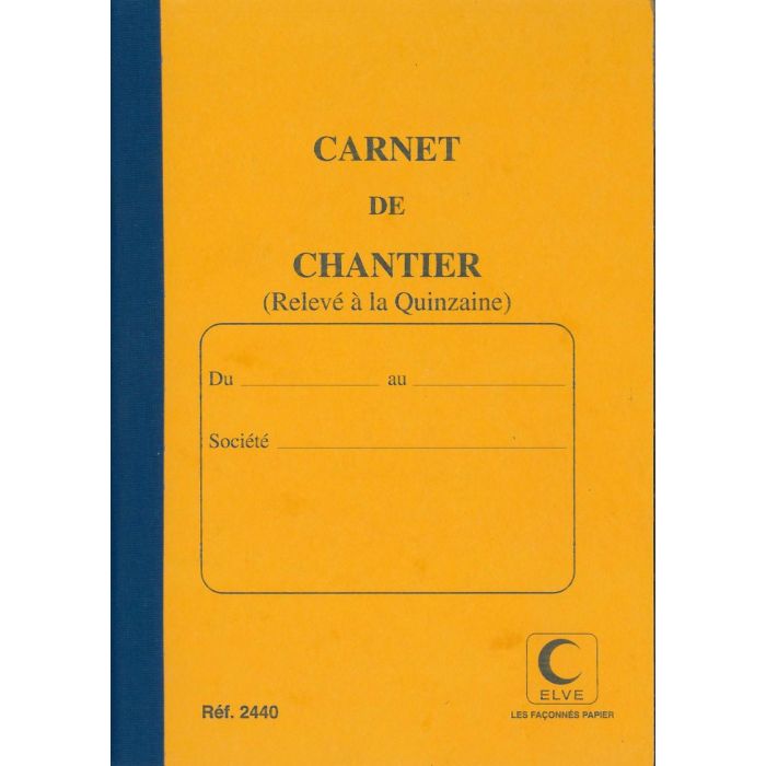 Carnet de chantier