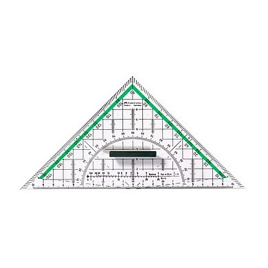 Equerre - rapporteur Equerre - rapporteur