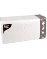 Serviettes en papier 1 couche - Blanc PAP STAR 12391