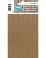 Étiquettes adhésives rondes - diamètre 60 mm - brun naturel HERMA Lot de 360 - photo