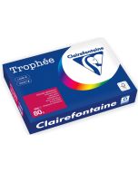 Ramette de papier Trophée de 500 feuilles A4 - Rouge Groseille : CLAIREFONTAINE Visuel