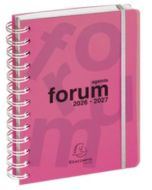 Agenda Scolaire 2025/2026 - Rose Forum Linicolor EXACOMPTA