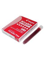 Lot de 6 Cartouches d'encre pour Stylo plume de Calligraphie Parallel Pen - Rouge : PILOT Visuel