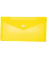 Pochette enveloppe DL à bouton-pression - Transparente HERMA