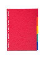 EXACOMPTA : Jeu de 5 intercalaires neutres en carte recyclée 2105E