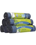 Sacs Poubelle renforcés - Déchets lourds - 120 litres - Noir : SECOLAN Rouleau de 10 Visuel