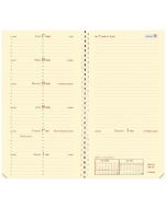 Agenda Semainier de poche 2026 à spirale - 88 x 170 mm QUO VADIS Italnote S