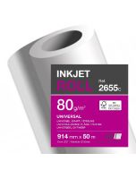 Papier pour Traceur jet d'encre - 914 mm x 50 m : CLAIREFONTAINE 2655C Visuel