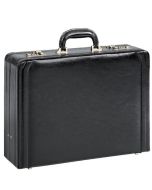 MEANDMY : Attaché-case en cuir - ROMA Noir (Bagage 28302)