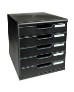 EXACOMPTA : Module de rangement 5 tiroirs Modulo - Noir 301414D