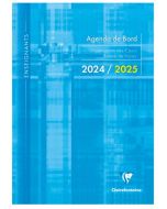 Agenda de bord 2024/2025 - Spécial Enseignant - A4 CLAIREFONTAINE modèle Bleu