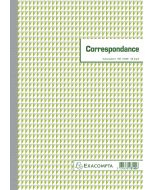 CORRESPONDANCE Carnet autocopiant ligné A4 3140E Exacompta