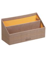 Corbeille à Courrier 3 compartiments - Noir : WEDO Office Photo