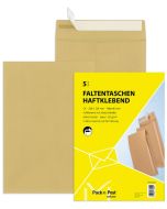 Pochettes d'expédition à soufflets - 229 x 324 mm - Marron : MAIL MEDIA Lot de 5 Visuel