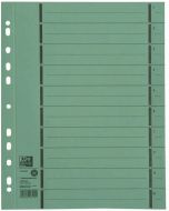 Photo OXFORD intercalaires en carton - 240 x 300 mm - Vert 400004667