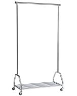 Porte-manteaux sur roulettes avec porte-bagage UNILUX Groom