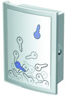 HAN Boîte à clés INDEX, pour 63 clés, gris