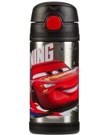 Gourde isotherme - 0,35 L - Cars FUNTAINER Straw Bottle THERMOS