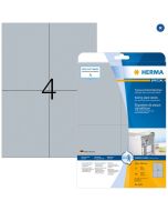 Étiquettes adhésives de signalisation Argent - 105 x 148 mm HERMA 4216 Signal
