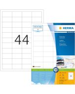 Étiquettes adhésives - 48,3 x 25,4 mm - Blanc : HERMA Premium Lot de 4400 Image