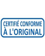 CERTIFIE CONFORME A L'ORIGINAL Tampon X-Print TRODAT 4912 Encre Bleu tampon