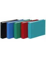 Classeur à 2 anneaux pour fiches bristol - Avec intercalaires - 165 x 240 mm - Assortiment EXACOMPTA Image