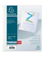 5120E Pochettes perforées Exacompta 17 x 22 cm vertical