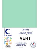 Chemise pour dossier A4 - 160 g - Vert ELVE Isatis Lot de 102
