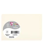 Carte en papier - 82 x 128 mm - Blanc naturel POLLEN Lot de 25
