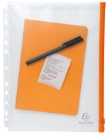 Lot de 5 Pochettes Enveloppes perforées avec fermeture zip - A4 - Incolore : EXACOMPTA Image