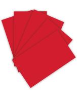Carton de Bricolage 500 x 700 mm - Rouge pur - 300 g/m² : FOLIA Visuel