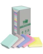 Notes adhésives Recycling - Assortiment - 76 x 76 mm POST-IT Lot de 24 Modèle