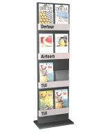 Présentoir à prospectus - 8 bacs pour format A4 / A5 / DL : KERKMANN First Image