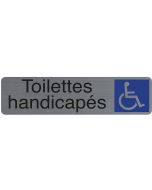 Plaque adhésive de signalisation - Toilettes Handicapés EXACOMPTA image