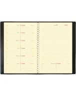 Agenda à spirale 2025 - 100 x 150 mm : QUO VADIS Note 15 S 680002Q intérieur