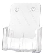 Porte-brochures incliné - 1 compartiment - A4 portrait DEFLECTO