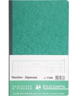 EXACOMPTA 7730E : Cahier des recettes et  dépenses - 320 x 195 mm Couverture