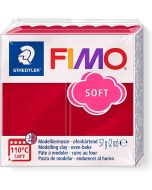 Pâte à Modeler - Rouge cerise : STAEDTLER Fimo Visuel