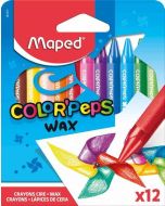 Lot de 12 Crayons à la cire Color'Peps Wax - 5 mm - Assortiment : MAPED Visuel