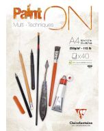 Bloc spiralé de 30 feuilles - Papier à dessin à Grain - A5 CLAIREFONTAINE