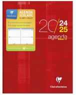 Agenda Scolaire 2024/2025 - WHEN 17 - 170 x 220 mm CLAIREFONTAINE Rouge