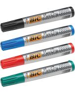 Lot de 4 marqueurs permanents 2300 - Assortiment : BIC Visuel