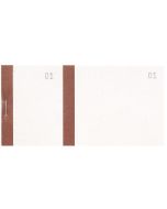 BLOC VENDEUR Exacompta Carnet à souche 100 tickets - Marron