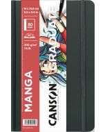 Carnet de croquis Noir - 140 x 216 mm CANSON Graduate Manga