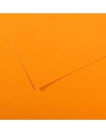 Feuille de papier dessin Mi-teintes - Jaune Orange - 500 x 650 mm : CANSON Image