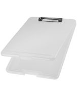 Porte Bloc avec compartiment de rangement - Blanc HELIT The clip