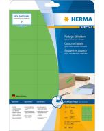 4469 HERMA  Étiquettes adhésives - Multi-usages - 70,0 x 37,0 mm. - Vert