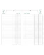 Agenda de Banque 2027 EXACOMPTA 38682E 2 volumes 175 x 280 mm modèle