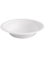 Image Assiette creuse jetable en canne à sucre - 460 ml NATURE STAR