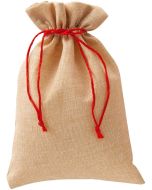 Pochette en toile de jute - 170 x 250 mm : FOLIA Modèle